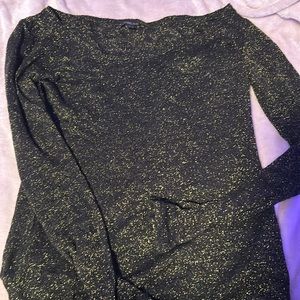 S Mesh gold shimmery longsleeve